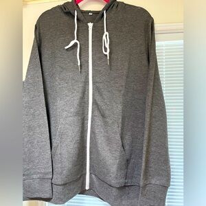 NEW!! Lightweight Zippered Sweatshirt. NEW